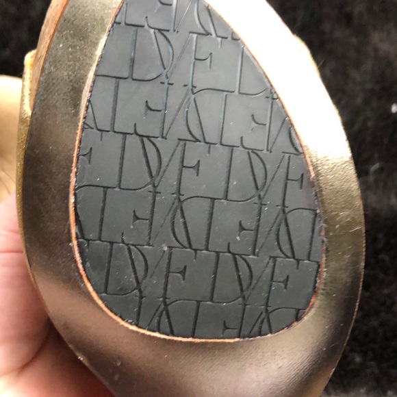 NEW Vintage Diane con Furstenberg wedge sandals - Picture 7 of 12